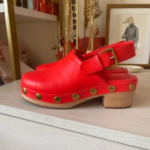 Size 7 Charlotte Stone clogs, never worn.